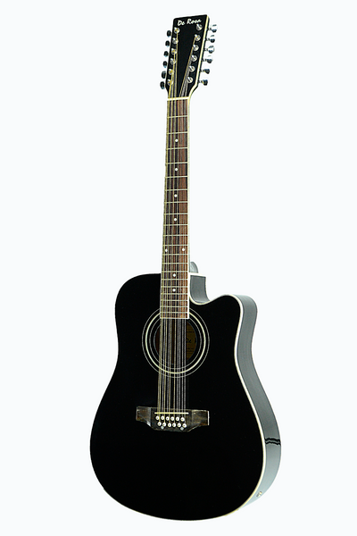 Wata ノーブランド　12弦ギター De Rosa GACE41-AW12-BK 12 String Acoustic Guitar – ccttek