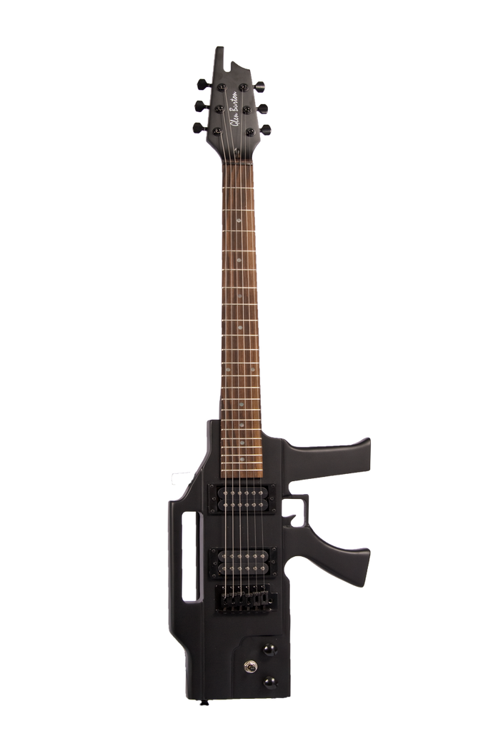 Glen Burton GE47-BK AK47 Machine Gun Electric Guitar - ccttek