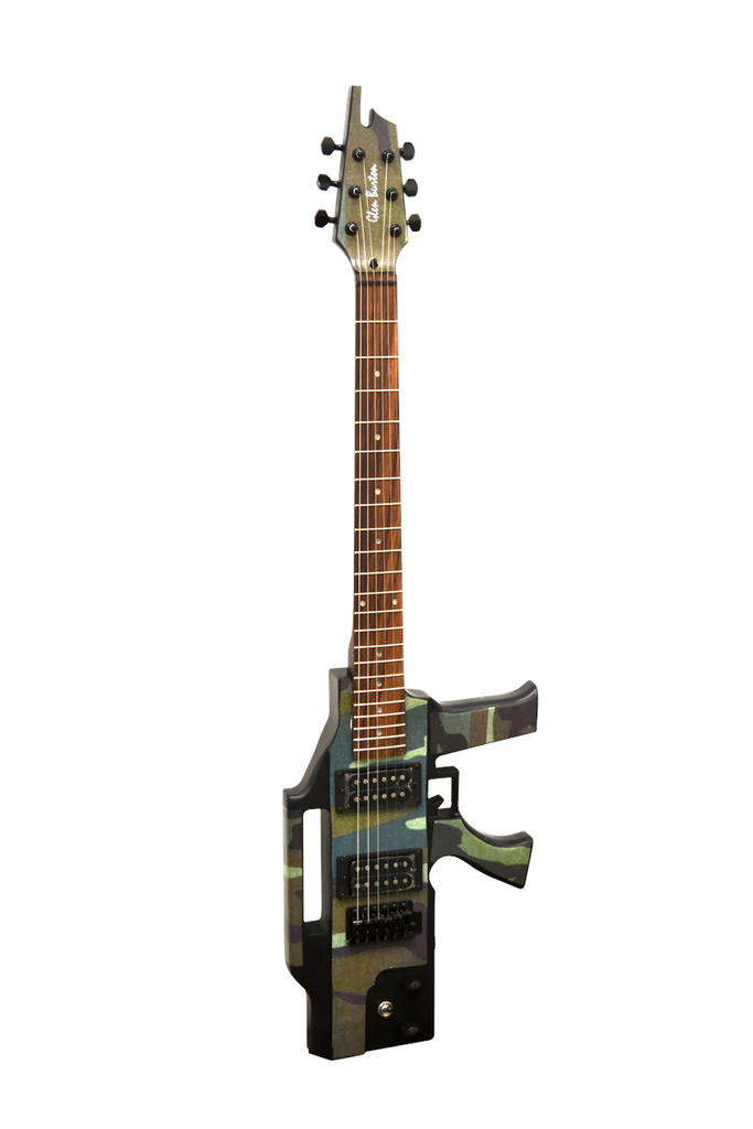 Glen Burton GE47-CAM AK47 Machine Gun Electric Guitar - ccttek