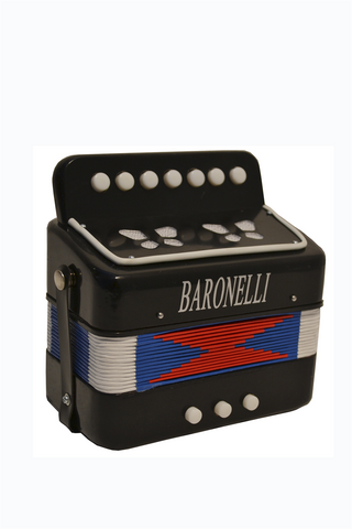 Baronelli AC0702-BK Wooden Kids Mini Accordion Black - ccttek