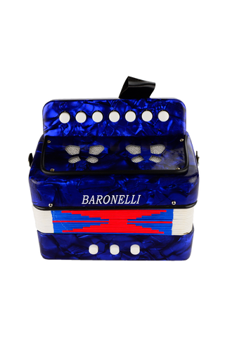 Baronelli AC0702-BU Wooden Kids Mini Accordion - ccttek