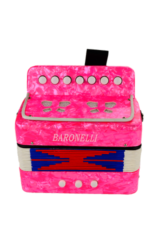Baronelli AC0702-HPK Wooden Kids Mini Accordion - ccttek