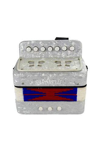 Baronelli AC0702-GY Wooden Kids Mini Accordion Gray - ccttek