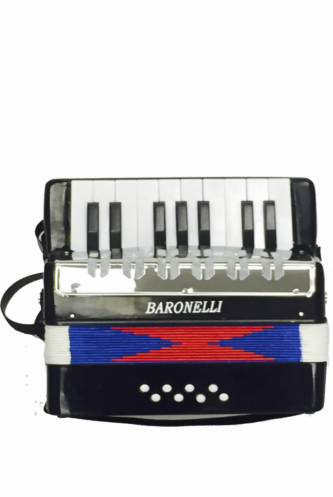 Baronelli ACPK1708R-BK Junior Accordion 17 Key - ccttek