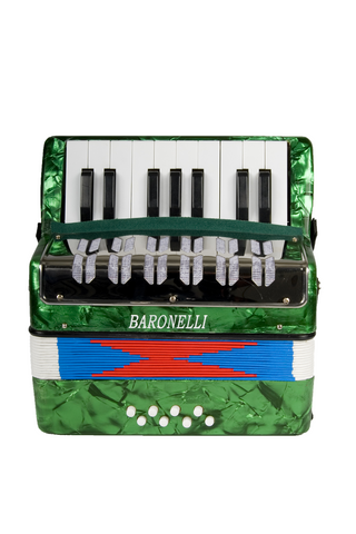 Baronelli ACPK1708R-GR Junior Accordion 17 Key - ccttek