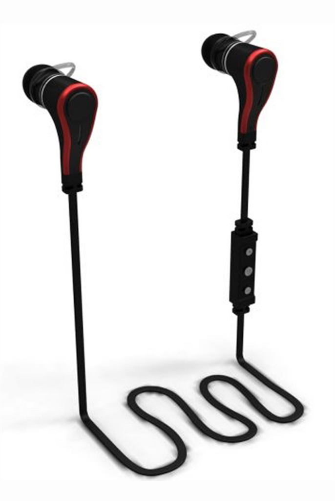 Wireless BC-BT-S227-RD Stereo Sports Bluetooth  Stereo Earbuds For Talk And Music Red - ccttek