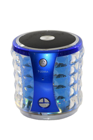 Portable Mini Media Player Speaker BC-T2096A-BU w/FM Micro Card U-disk Line-in - ccttek