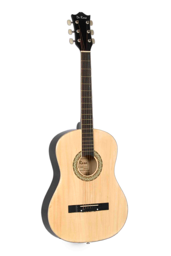 De Rosa DK3810R-NT Kids Acoustic Guitar Outfit Natural - ccttek