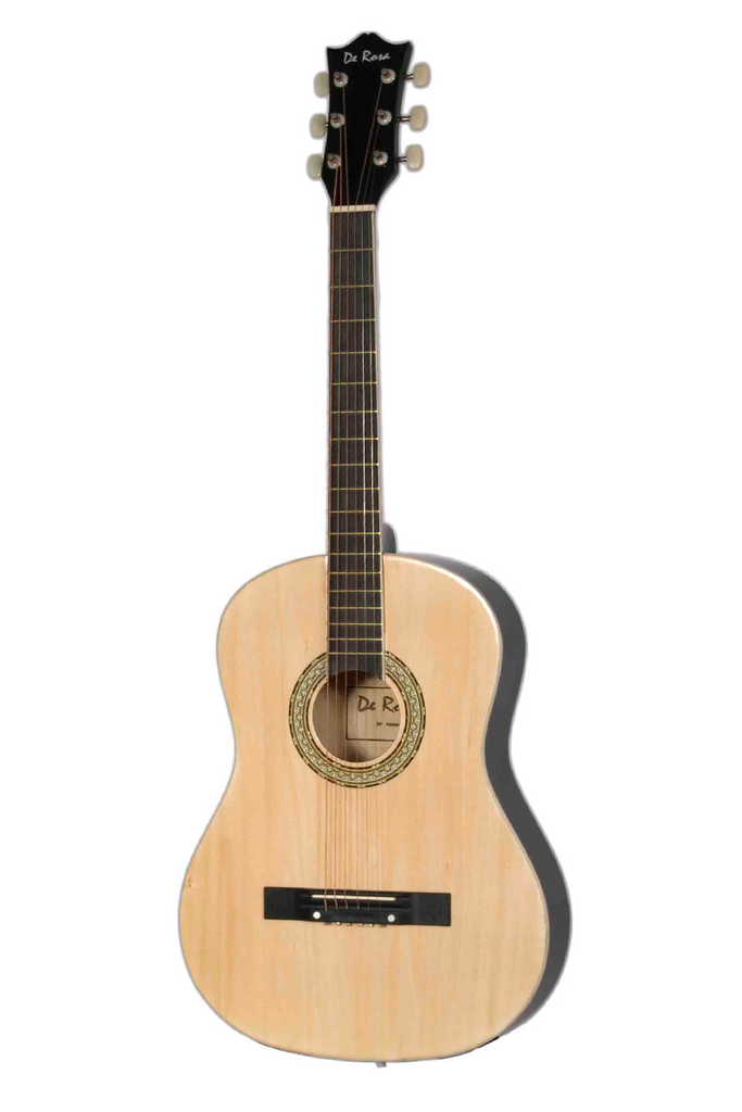 De Rosa DK3810R-NT Kids Acoustic Guitar Outfit Natural - ccttek