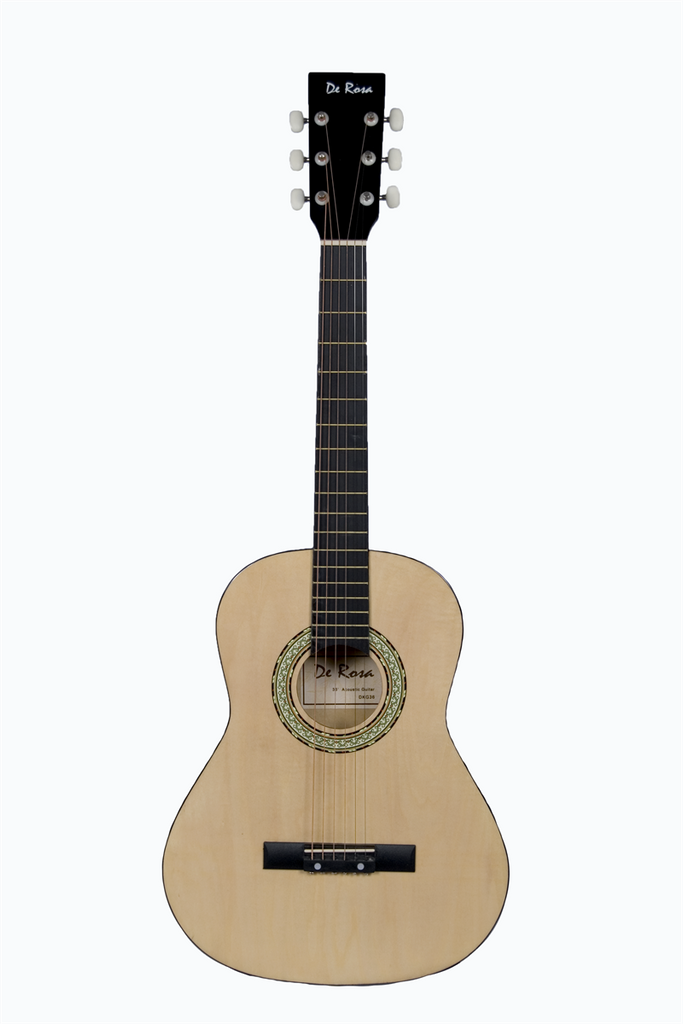 De Rosa DKG36-NT Kids Acoustic Guitar Outfit Natural - ccttek