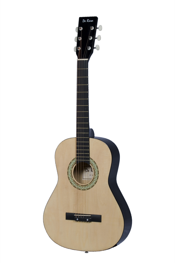 De Rosa DKG36-NT Kids Acoustic Guitar Outfit Natural - ccttek