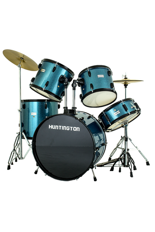 Huntington DRM500-STQ 5 Piece Drum Kit *Spark Collection* Turquoise - ccttek