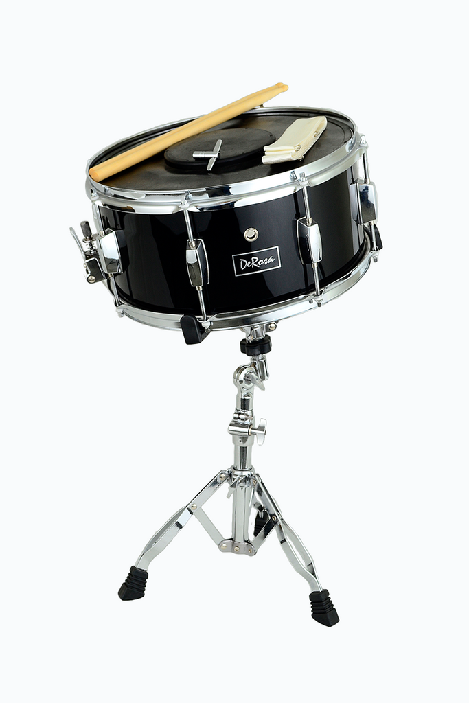 De Rosa DRMS14-BKQ 14" Snare Drum Kit Black - ccttek