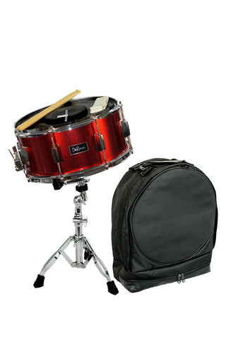 De Rosa DRMS14-MRQ 14" Snare Drum Kit Metallic Red - ccttek