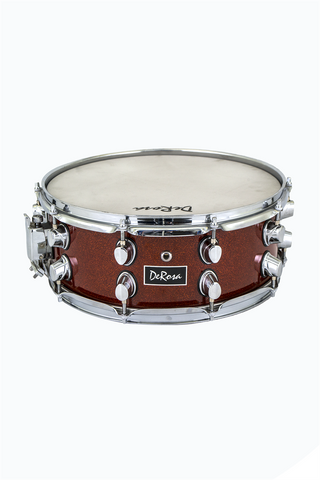 De Rosa DRMS55-MWR 14" Snare Drum Metallic Wine Red - ccttek