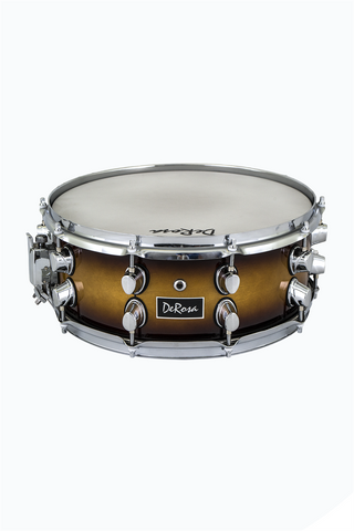 De Rosa DRMS55-TS 14" Snare Drum Tobacco Sunburst - ccttek