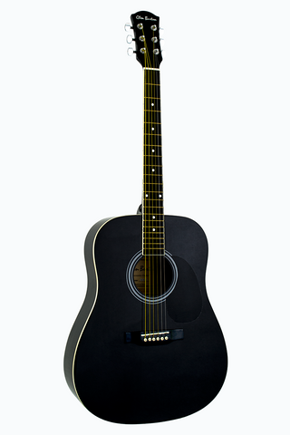 Glen Burton GA101-BK Dreadnought Acoustic Guitar - ccttek