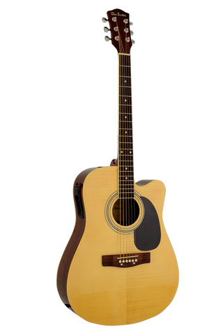 Glen Burton GA204CE-NT Cutaway Acoustic-Electric Guitar - ccttek