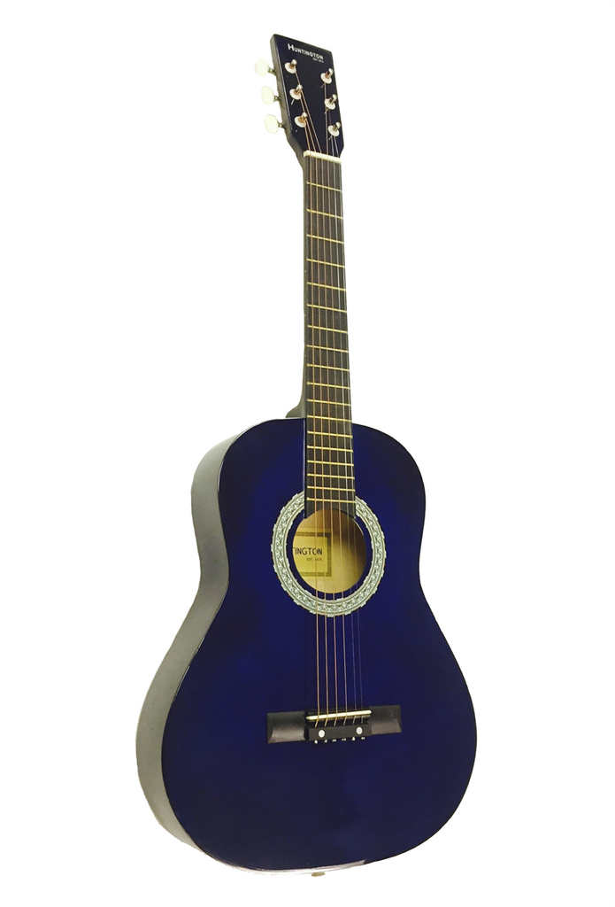 Huntington GA36-BU Kids 3/4 Scale Acoustic Steel String Guitar - ccttek