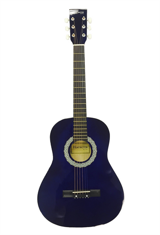 Huntington GA36-BU Kids 3/4 Scale Acoustic Steel String Guitar - ccttek