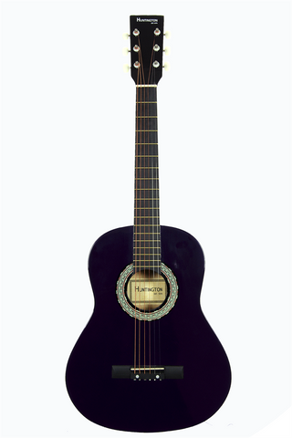 Huntington GA36-PL Kids 3/4 Scale Acoustic Steel String Guitar Purple - ccttek