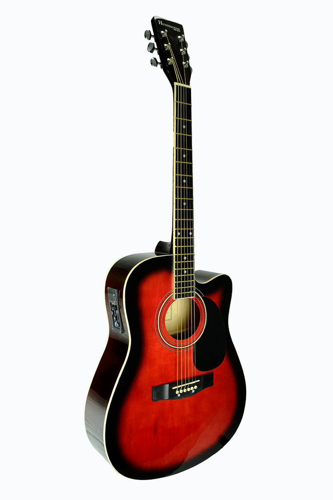 Huntington GA415C-RDS Dreadnought Cutaway Acoustic-Electric Guitar - ccttek