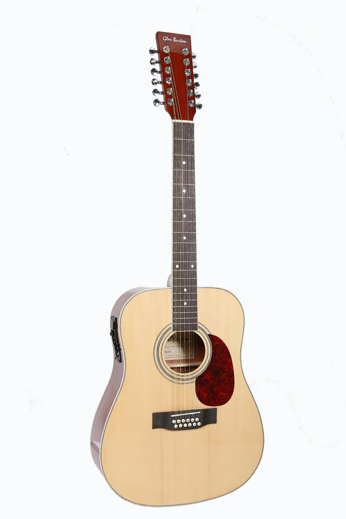 Glen Burton X Series GA42E-NT 42 Acoustic Electric 12 String Guitar - ccttek