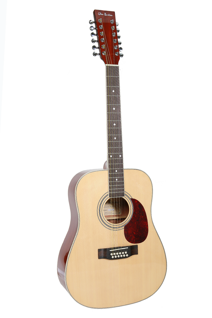 Glen Burton X Series GA42-NT 42 Acoustic 12 String Guitar - ccttek