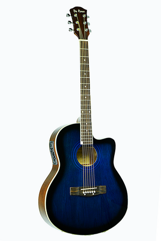 De Rosa GA700CE-BLS Cutaway Acoustic-Electric Thin Body Guitar - ccttek
