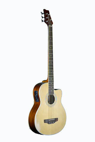 De Rosa GAB475-NT 5 String Cutaway Acoustic-Electric Bass Guitar - ccttek
