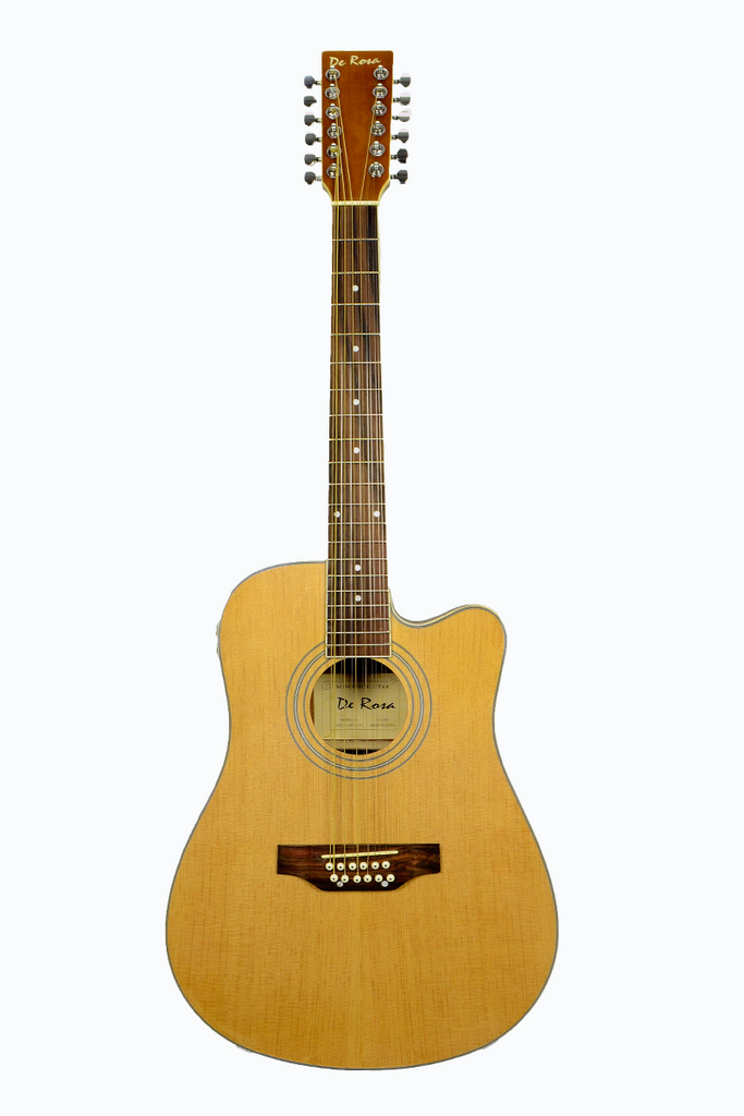 De Rosa GACE41-AW12-NT 12 String Acoustic Guitar - ccttek