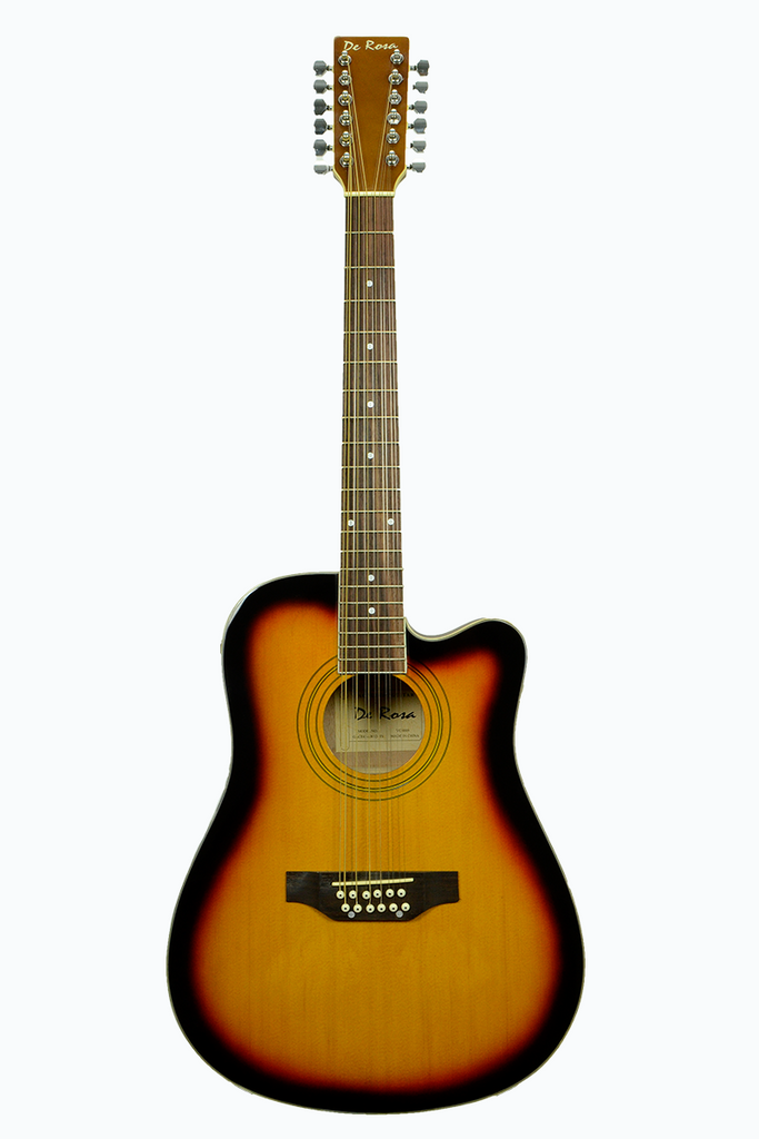 De Rosa GACE41-AW12-TS 12 String Acoustic Guitar - ccttek