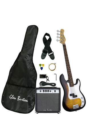 Glen Burton GB150BCO-TS Solid Body Electric Bass Guitar Combo - ccttek