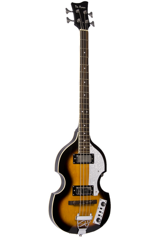 De Rosa GB-BB2-TS Hollow Body Electric Violin Bass Guitar - ccttek