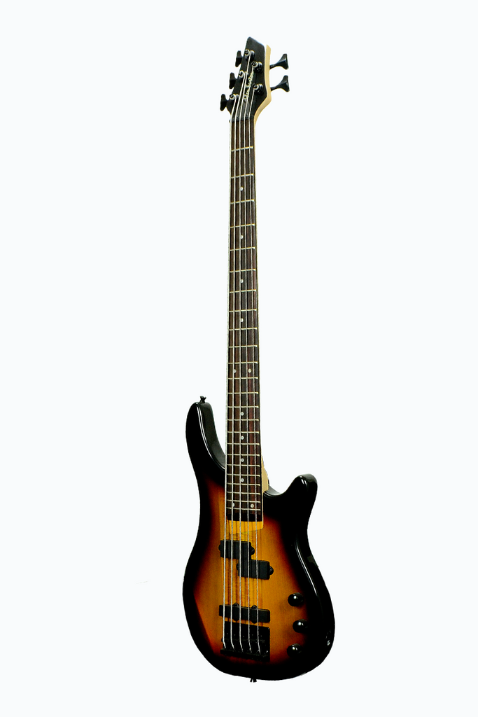 Glen Burton GBKEB TS 5 String Solid Body Electric Bass Guitar ccttek