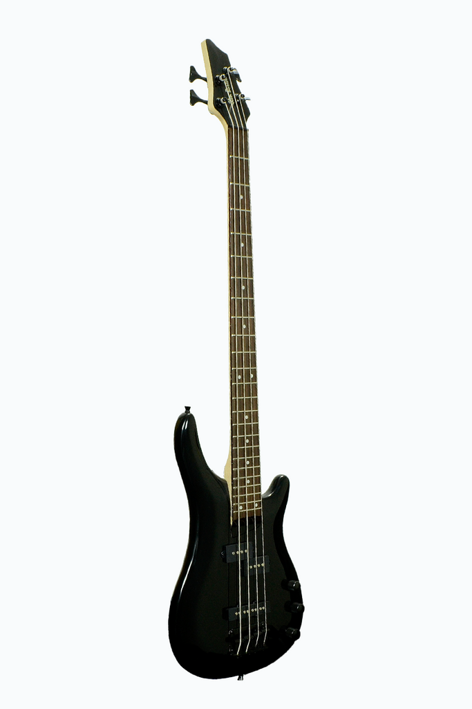 Glen Burton GBSRB-BK 4 String Solid Body Electric Bass Guitar - ccttek