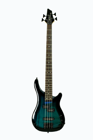 Glen Burton GBSRB-BLS 4 String Solid Body Electric Bass Guitar - ccttek