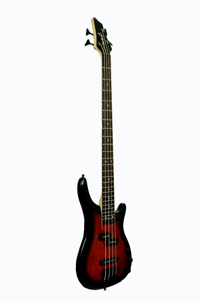 Glen Burton GBSRB-RDS 4 String Solid Body Electric Bass Guitar - ccttek