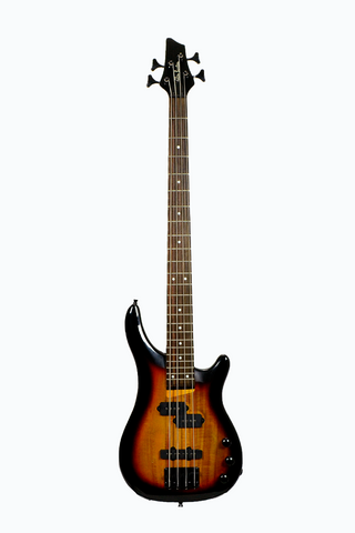 Glen Burton GBSRB-TS 4 String Solid Body Electric Bass Guitar - ccttek