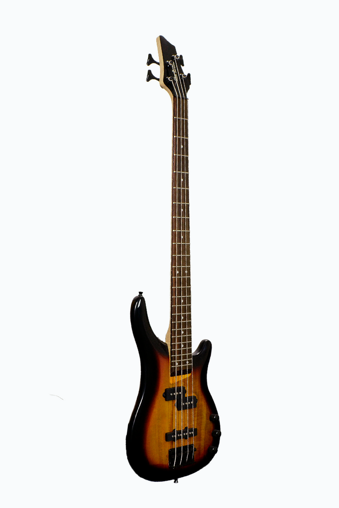 Glen Burton GBSRB-TS 4 String Solid Body Electric Bass Guitar - ccttek