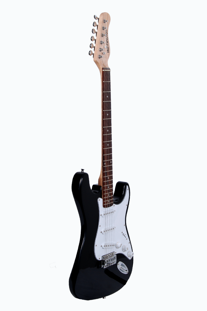 Huntington GE139-BK Outlaw Solid Body S-Type Electric Guitar - ccttek
