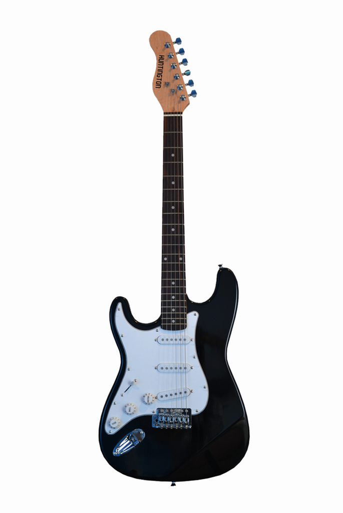 Huntington GE139L-BK Outlaw Solid Body S-Type Left Handed Electric Guitar - ccttek