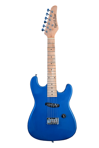 The Viper 1/2 GE32-MBU Kids 32" Half Size Electric Guitar Blue - ccttek