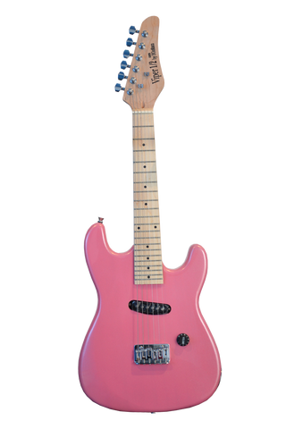 The Viper 1/2 GE32-MPK Kids 32" Half Size Electric Guitar Pink - ccttek