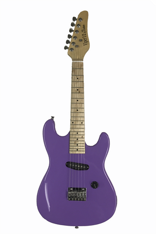 The Viper 1/2 GE32-PL Kids 32" Half Size Electric Guitar Purple - ccttek