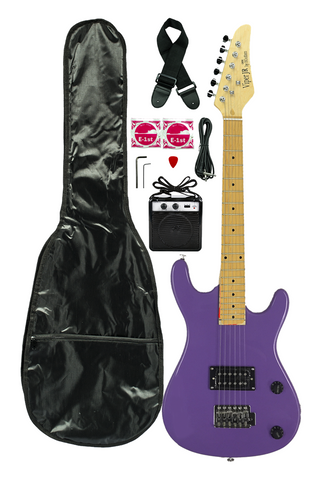 Viper Junior Electric Guitar Combo GE36CO-PL Purple - ccttek