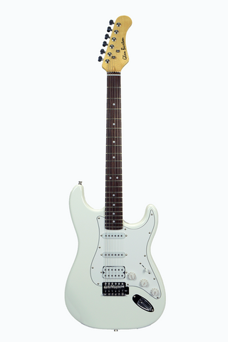 Glen Burton GE39-ST101-WH Solid Body S-Type Electric Guitar - ccttek