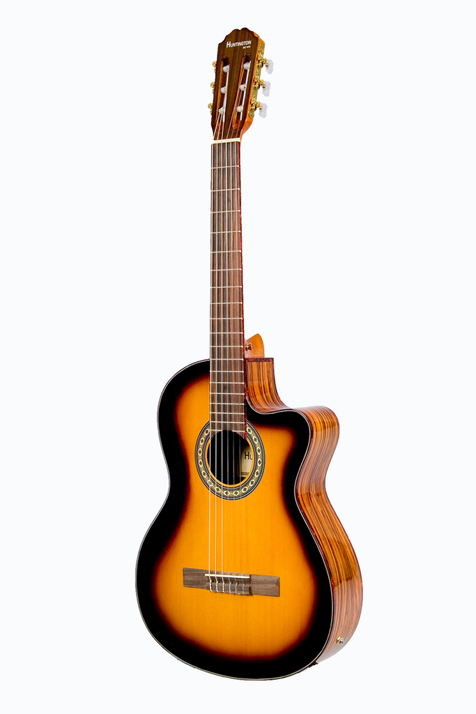 Huntington GFC349-TS Classical Cutaway Acoustic Electric Guitar - ccttek