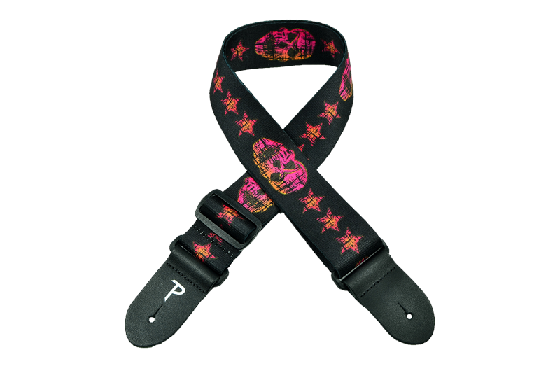 Skull & Stars Perri's GS-LPCP706 Guitar Polyester Strap - ccttek