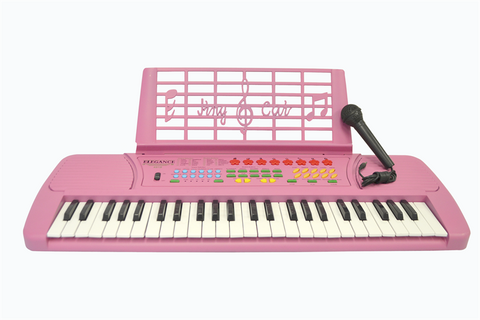 De Rosa KB49-PK 49 Key Kids Electronic Piano - ccttek
